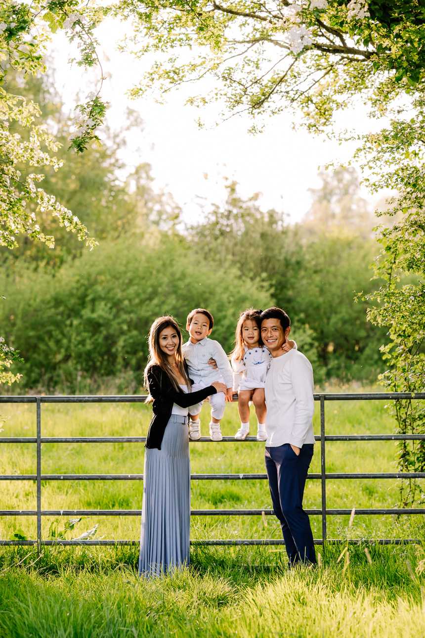 Cotswolds Family Photographer golden hour
