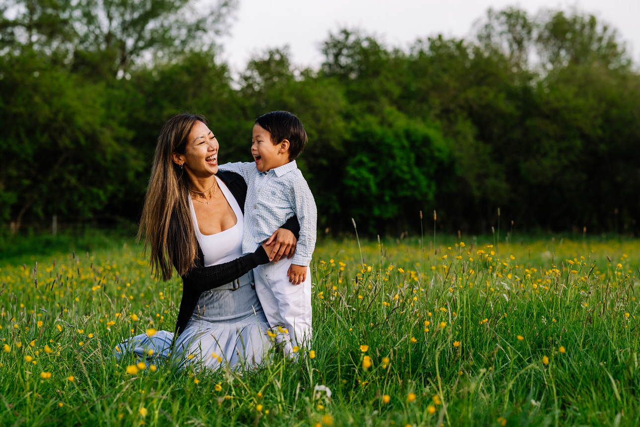 Cotswolds Family Photographer golden hour